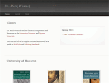 Tablet Screenshot of drmarkwomack.com